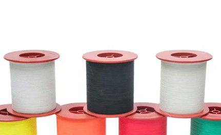 100% Polyester Pelangi Berwarna-warni Lengan Reflektif Sisi Ganda Untuk Merapikan Cuci Ketahanan 0,25mm 0,5mm 1mm