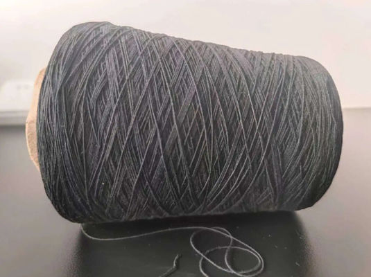 10s/2 Flame Retardant Carbon Fiber Yarn Manufacturers Hitam Mengbatas Indeks Oksigen (LOI) 40+ Serat Preoxidized