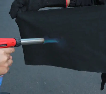 Ringan tahan api lembut Non-Combustible Non-Dorp Carbon Fiber Garment Bernafas Kain tahan air