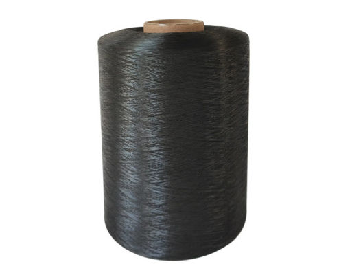 ESD Karbon Fiber Conductive Yarn Karbon Fiber Yarn Filament Untuk Kain Anti Static
