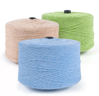 Glitter Chenille Yarn 95 Polyester 5 Sliver Ne 12NM Dicat Dan Merah Putih Anti Pilling