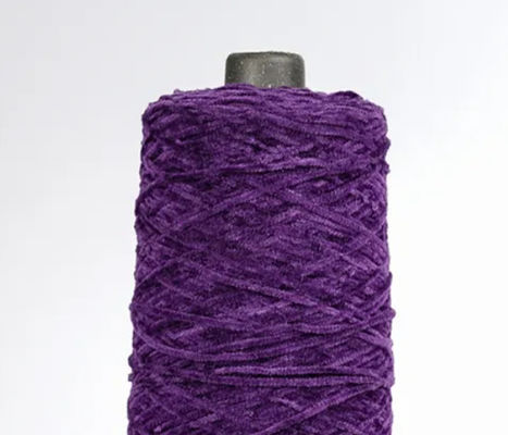 Berwarna-warni Crochet Baby Bernat Strip Polyester Fuzzy Velvet Chenille Yarn