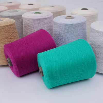 Benang campuran akrilik murni lembut 100% Spun dan 35% Stretch Color