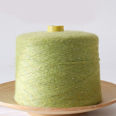 Benang campuran akrilik murni lembut 100% Spun dan 35% Stretch Color
