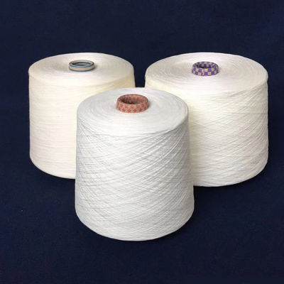 35% Viskosa Tinggi Kasmir Seperti Kotak Cotton Acrylic Campuran Benang 18S / 2 Dicat Sikat