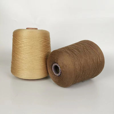 Dipakaikan 16S Count Fancy Yarn Circula Putih 30F Viscose Spun Untuk Panas