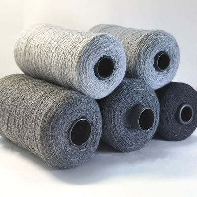 Menenun 50% Spandex Wool Fancy Nyaman Berkualitas Bercampur Murni Viskosa 44% Benang Tinggi Stretch Pakaian rajutan Benang Akrilik