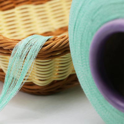 Core O/E Virgin Circula 75D/24F Vortex Viscose Melange Yarn Tinted Knitting Untuk Tenun