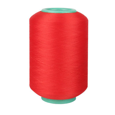 Dty White Integrated Recycled Knitting Yarn Elastisitas 70D Spandex
