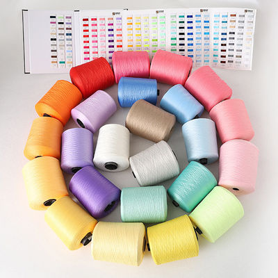 402 210D Fiber Glow Melt Dope Polyester Monofilament Yarn 420D Raw White 30/1 36F Dty Untuk Garment