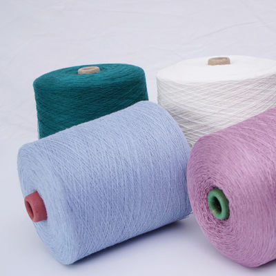 Kaos katun 20S/3 Tinggi 100% Mono Yarn diwarnai Polyester 210D Sewing Light 300D-1200D Melt Daur Ulang Benang Baja