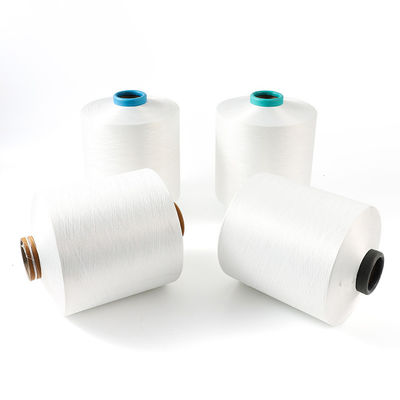 Monofilament Sewing 100 Spun Polyester Garment Anti Bakteri Elastis Katun Weft 203 20S/3