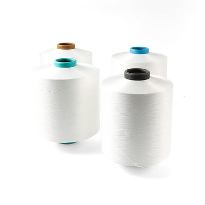Monofilament Sewing 100 Spun Polyester Garment Anti Bakteri Elastis Katun Weft 203 20S/3