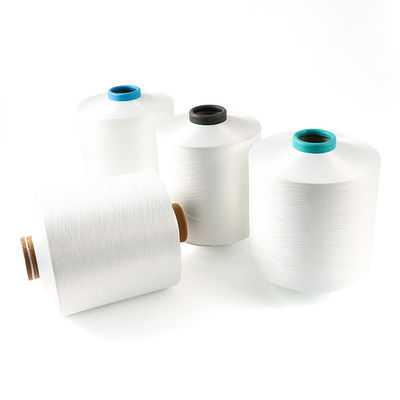 Monofilament Sewing 100 Spun Polyester Garment Anti Bakteri Elastis Katun Weft 203 20S/3