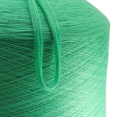 Spun Pet Textile 300D-1200D Polyester Slub Yarn Untuk Pakaian Ringan