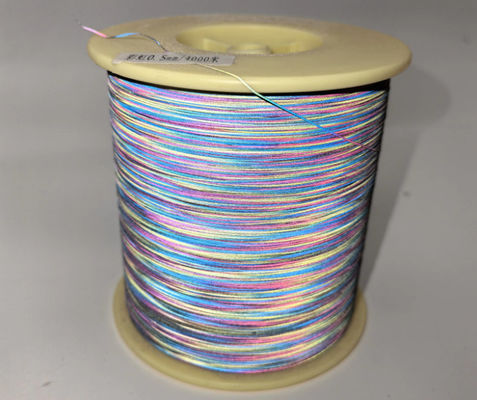 High Visibility Rainbow Reflective Yarn Reflective Thread untuk menjahit pakaian dan merajut