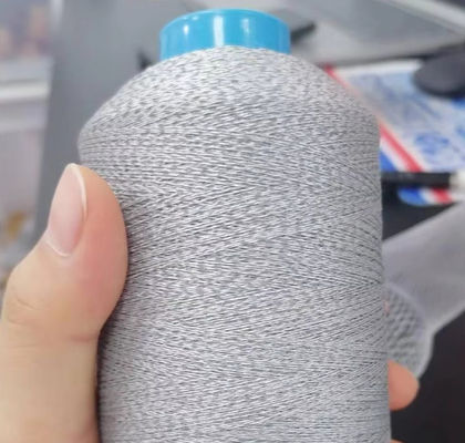 350D Grey Brodery Reflective Thread Untuk Menenun Pakaian Keamanan Menjahit Benang Reflective