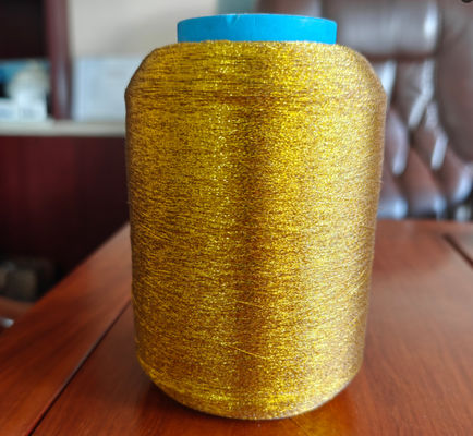 Mx Ms Warna benang logam Lurex Untaian bordir Benang logam untuk tenun